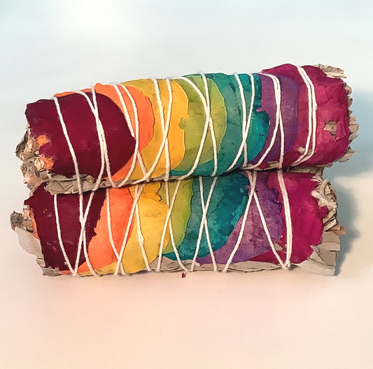 White Sage & 7 Chakras Rose Petals